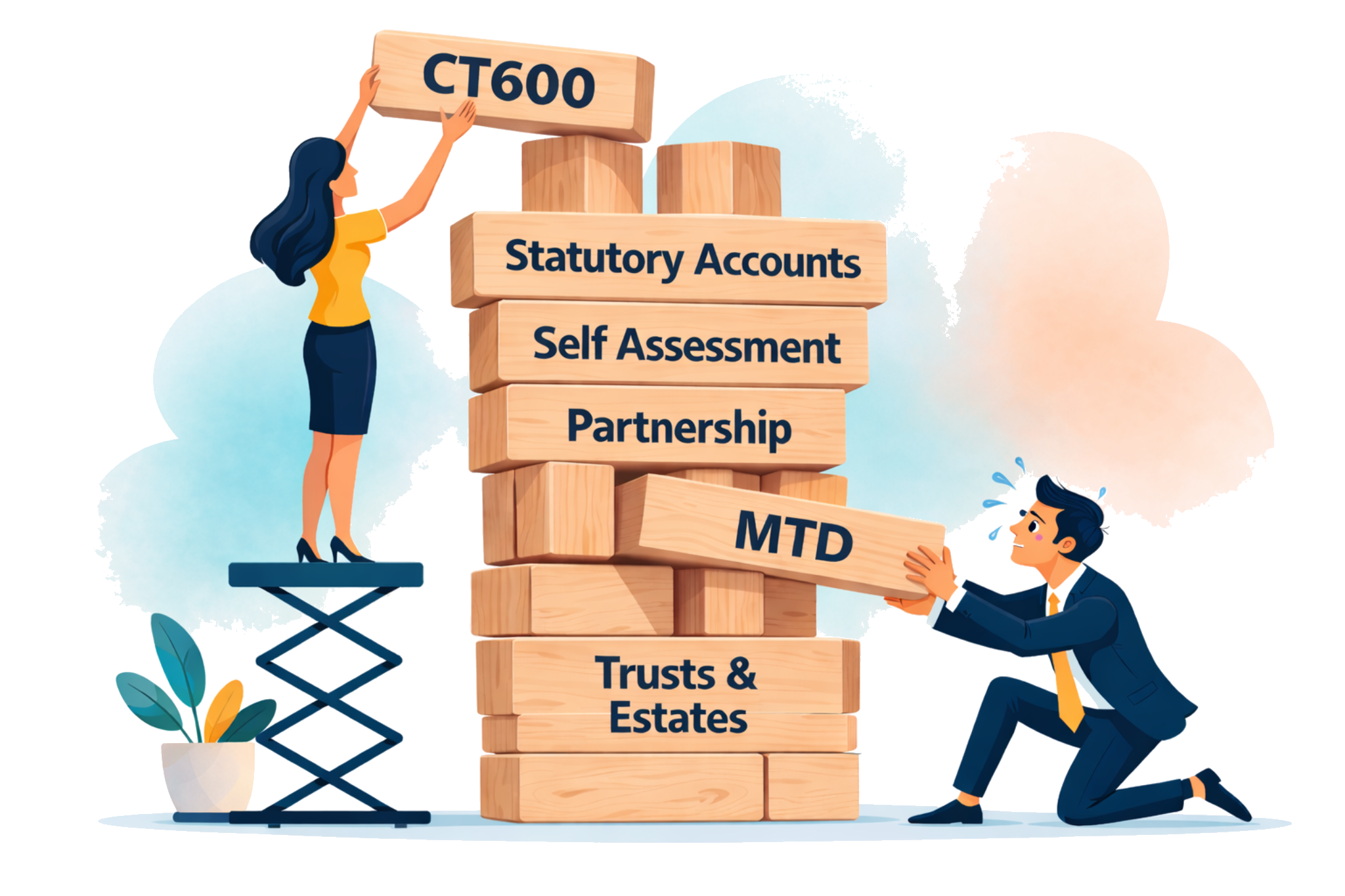 Taxpad Illustration